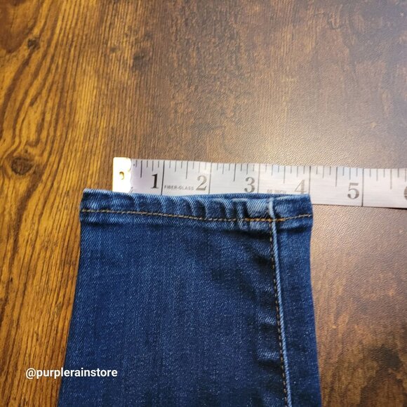 Madewell Jeans Size 28 Skinny 9" High Riser Larkspur Wash F8990 Stretch Denim - Picture 10 of 11